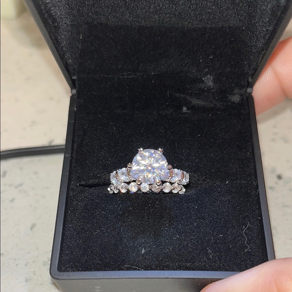 Modern Sterling Silver CZ Ring Collection